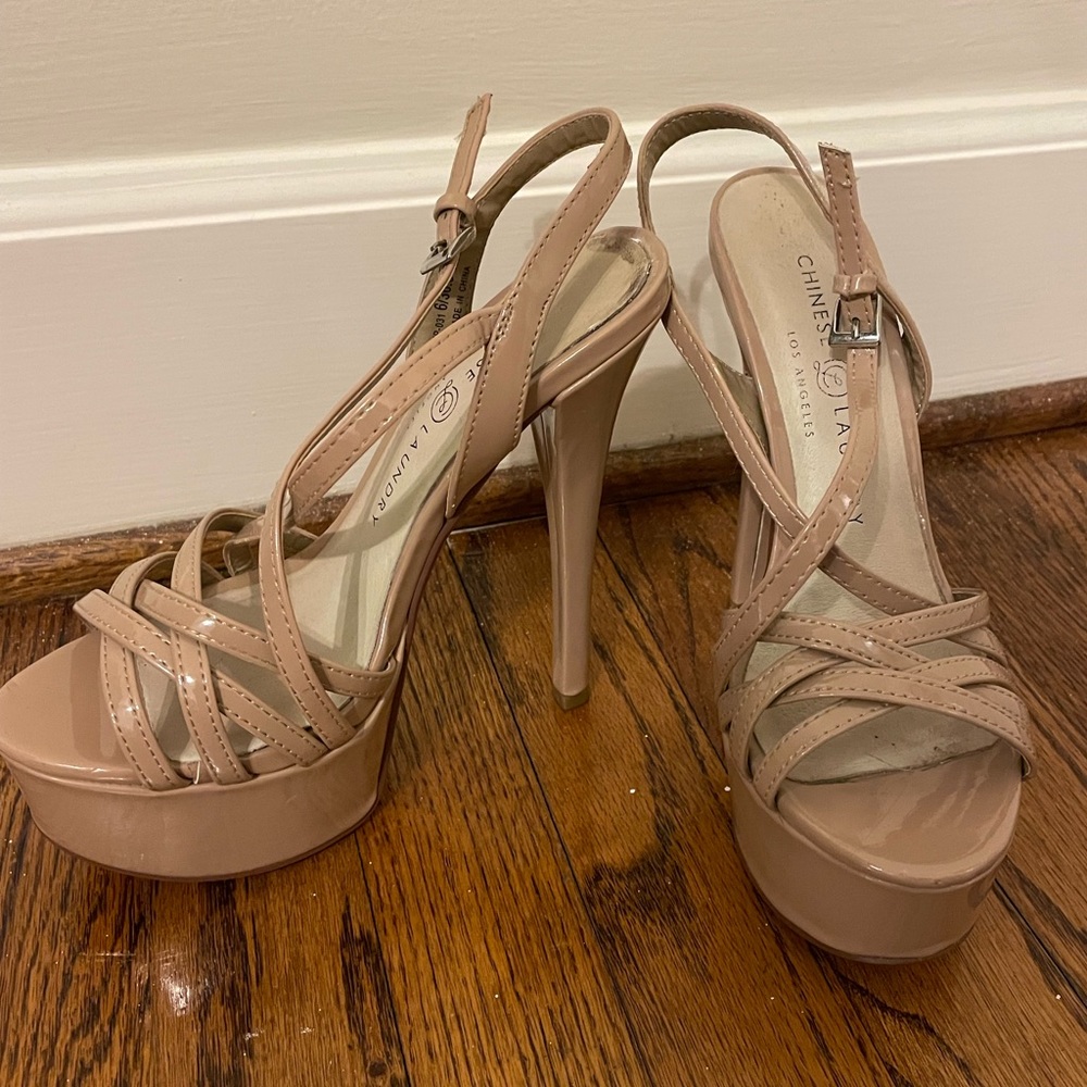 Chinese Laundry Size 6 Nude Pageant Heels